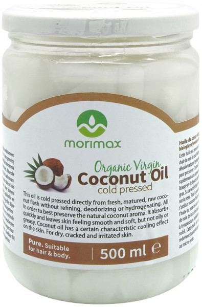 Morimax Organic Virgin Coconut Oil 500ml