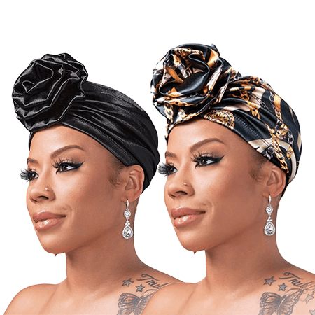 Luxurious Silky Turban 2Stk.