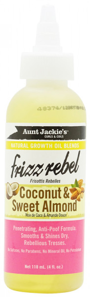 Aunt Jackie`s Growth Oil Frizz Rebel Kokos & Süßmandel Öl