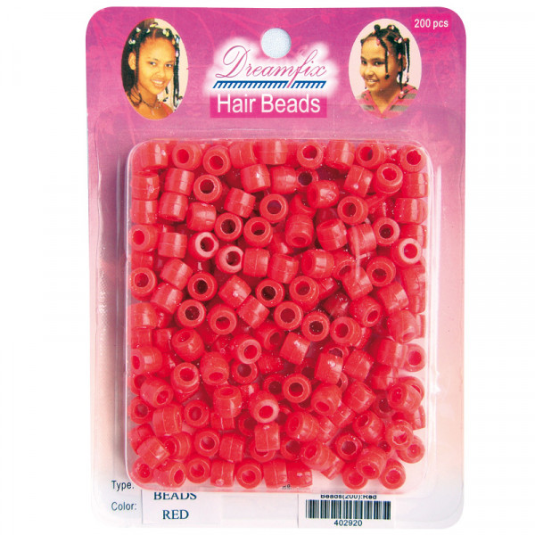 Dream fix Hair Beads Red 200pcs