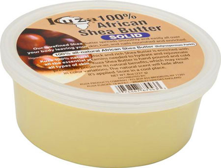 Kuza 100% African Shea Butter Solid 227g(unraffiniert)