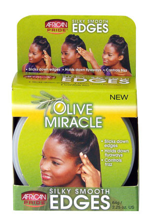 African Pride Olive Miracle Anti-Breakage Super Hold & Smooth Edges
